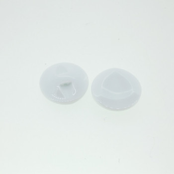 Bouton rond blanc