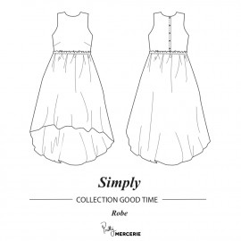 Robe Simply  | patron de couture robe Pretty Mercerie | mercerie en ligne