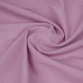Tissu lin et viscose mauve | pretty mercerie | mercerie en ligne