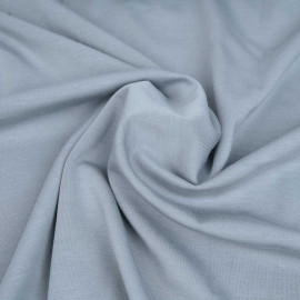 Tissu jersey lourd uni bleu gris | pretty mercerie | mercerie en ligne