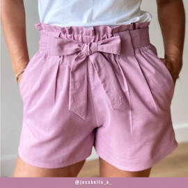 Tissu lin et viscose dusty rose | pretty mercerie | mercerie en ligne