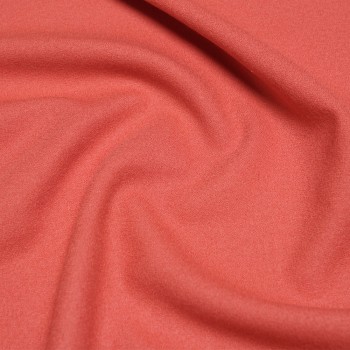 TISSU LAINAGE LEGER & TENCEL CORAIL x 10 CM pretty mercerie - mercerie en ligne