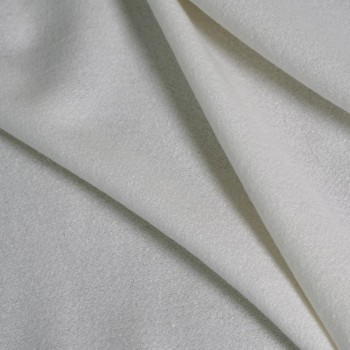 achat tissu lainage bouillie léger blanc - pretty mercerie - mercerie en ligne