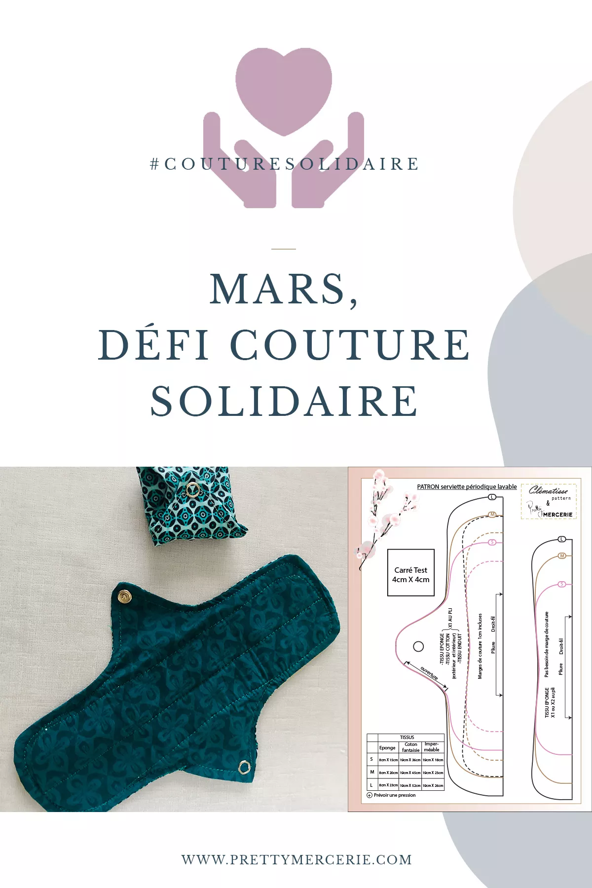 Venez participer à notre défi couture solidaire #couturesolidaire