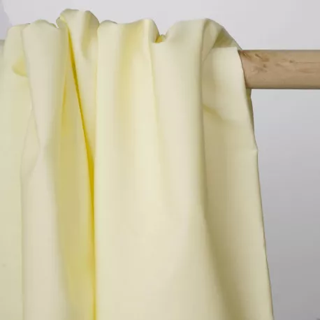 4 mètres Pastel Jaune Liverpool Tissu Extensible Jacquard Vêtements Tops